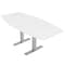 Skutchi Designs 33.5 in W, 71.5 in L, 29 in H, Engineered Wood Top, White HAR-BOT-34x70-T-XD09 - alternate 1